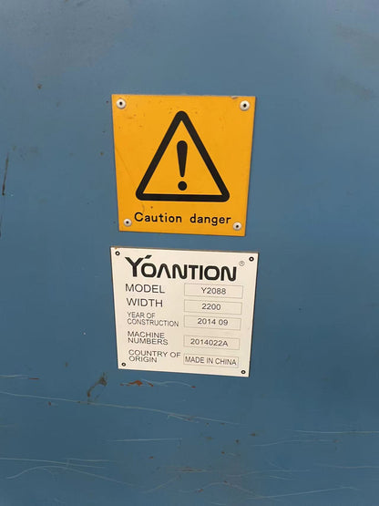 2014 Yoantion Stenter 2200 Width
